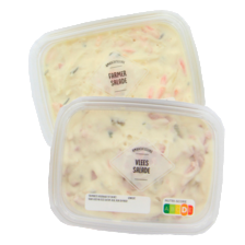 Ambachtelijke vlees of farmer salade